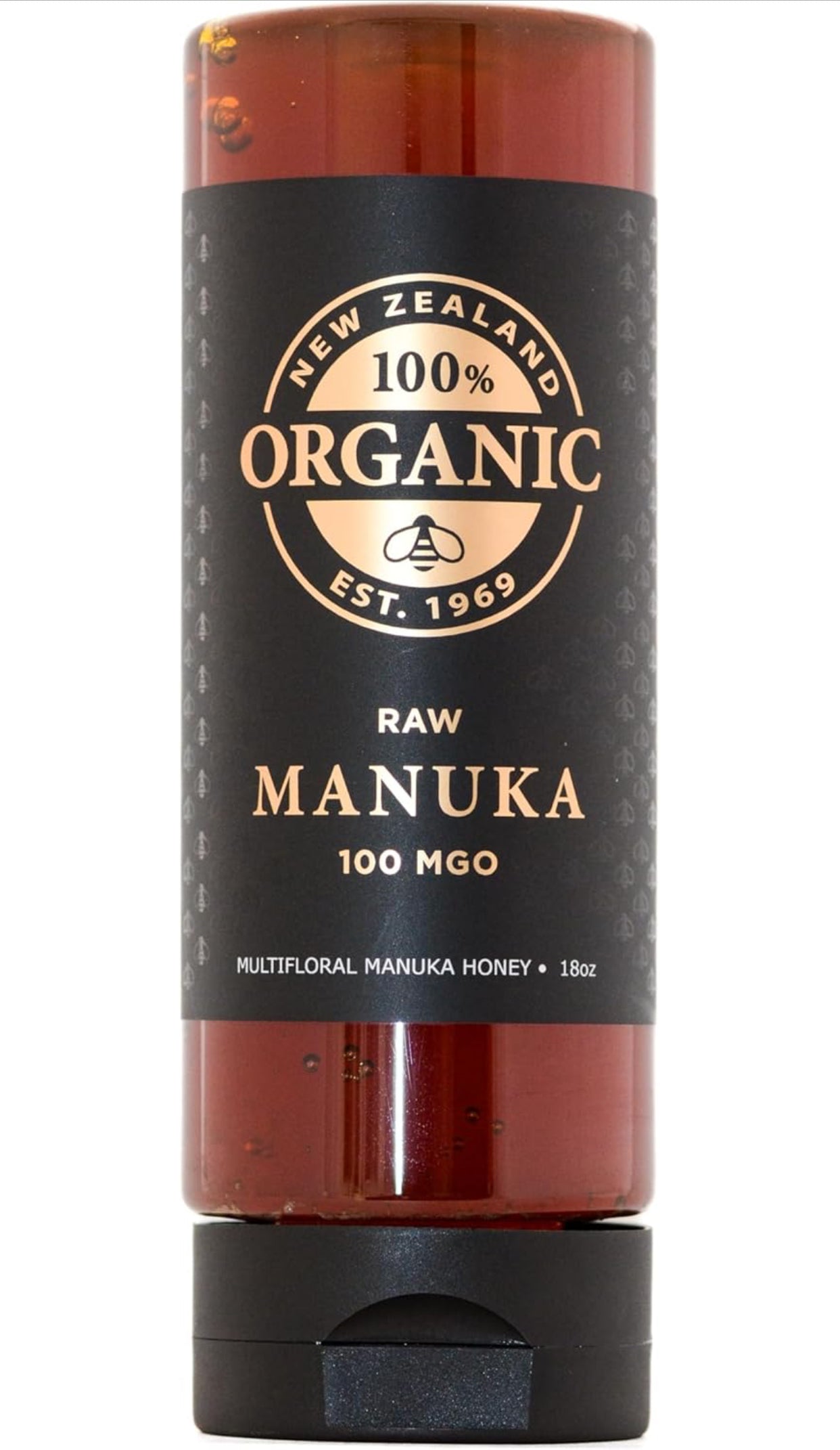 Manuka Honey 100 MGO Squeeze Bottle 18oz