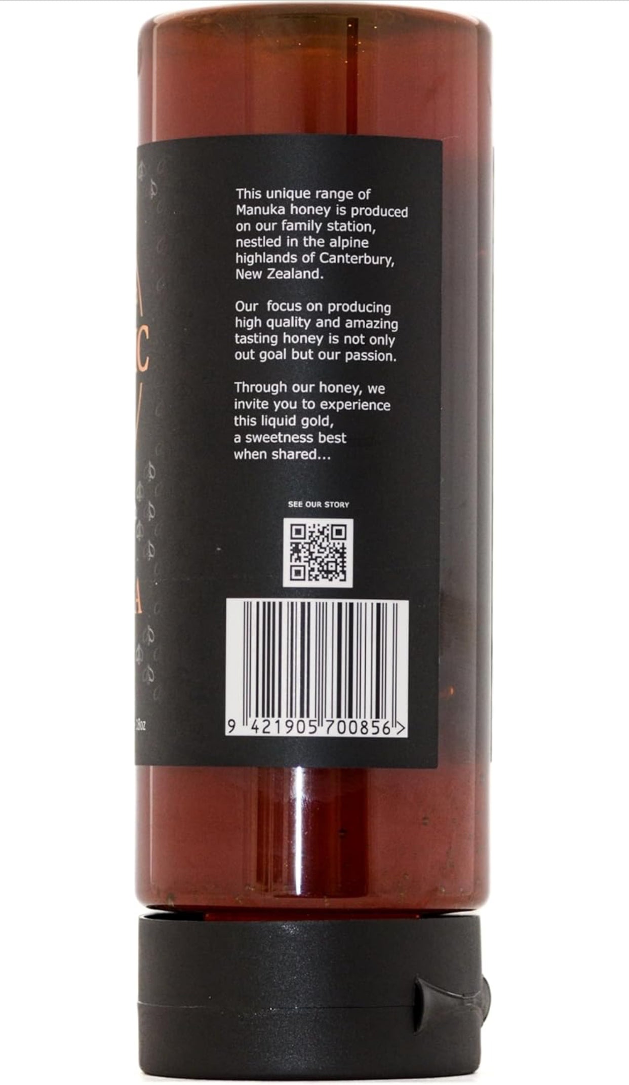 Manuka Honey 100 MGO Squeeze Bottle 18oz